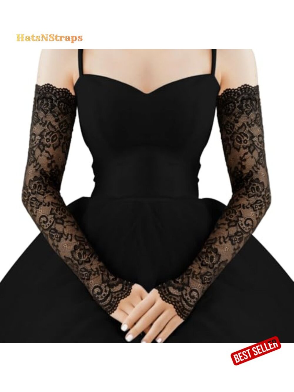 Fingerless Lace Arm Sleeves Wedding Tea Party Bridal Accessories